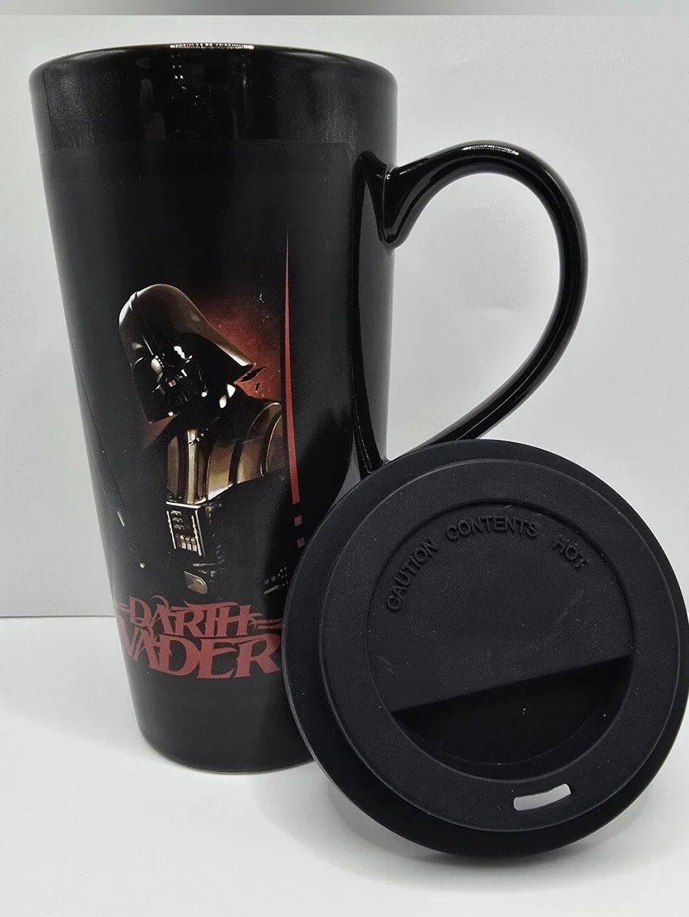 Star Wars Darth Vader 20 oz. Heat-Reactive Ceramic Travel Mug Coffee Tea Cup